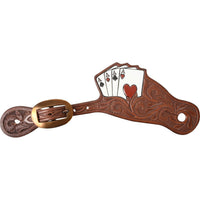 Cowboy Card Suit Spur Strap