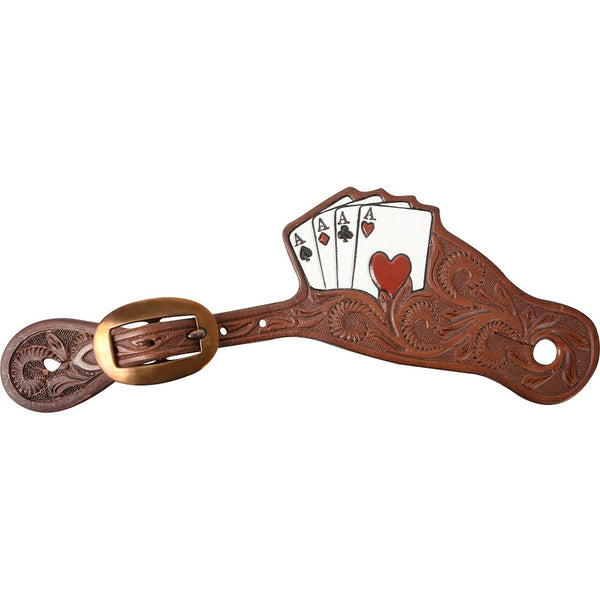 Cowboy Card Suit Spur Strap