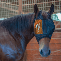 Left Eye Patch Restoration Equine Mask