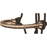 Braided Rawhide Rope Halter with Lead