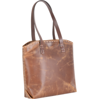Distressed Leather Tote